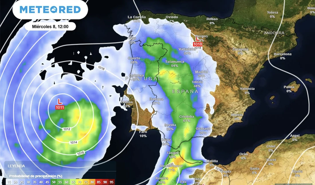 Meteored confirma un cambio de tiempo para los próximos días: lluvias y tormentas tras la Semana Santa