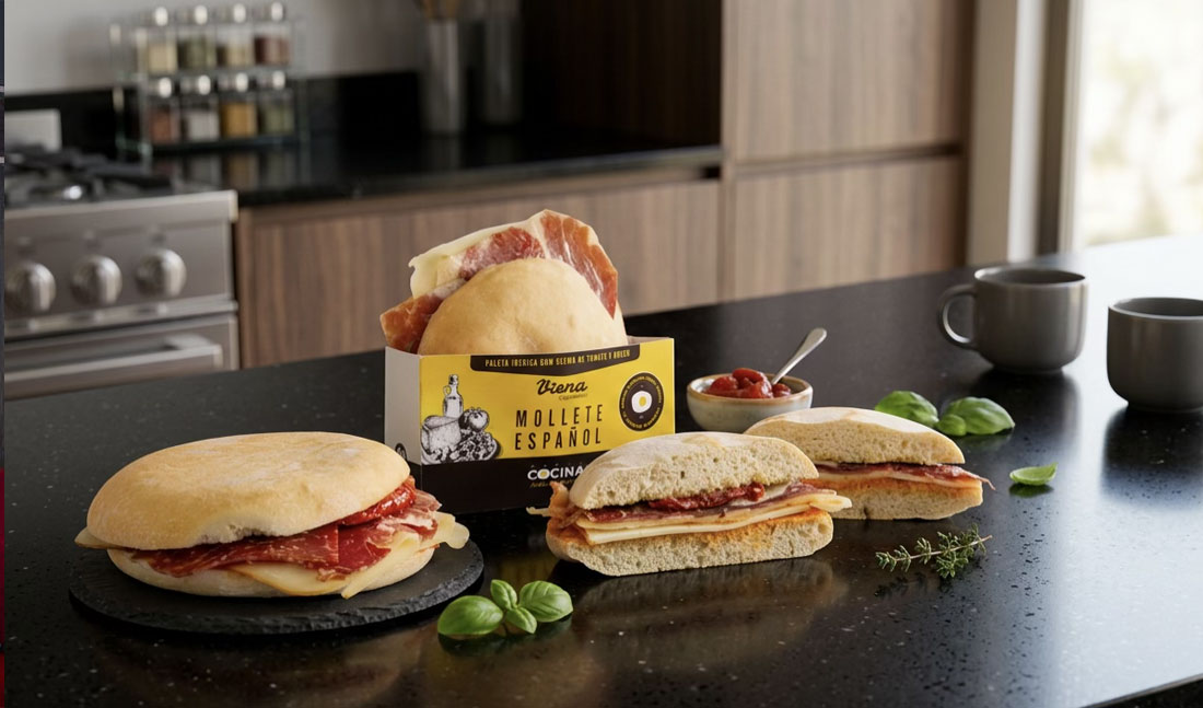 Viena Capellanes y Canal Cocina presentan el “Mollete Español”, su segundo lanzamiento conjunto inspirado en los sabores de nuestro país