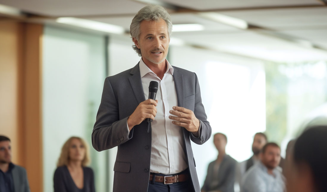 Comunica con confianza y credibilidad: entrenamiento para directivos y portavoces