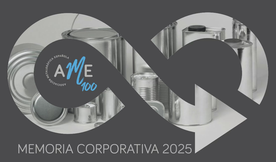 La Asociación Metalgráfica Española (AME) publica su Memoria Corporativa 2025