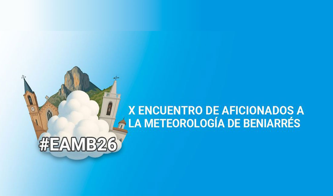 Encuentro con meteorólogos este sábado en Beniarrés (EAMB26): estará uno de los creadores del concepto 'dana'